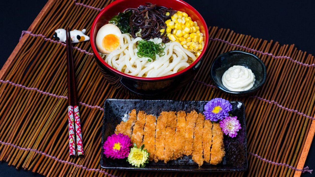 Chicken Katsu Udon Noodle Soup