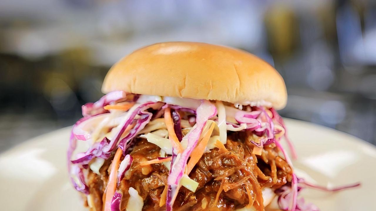 The Dream Pulled Pork Burger