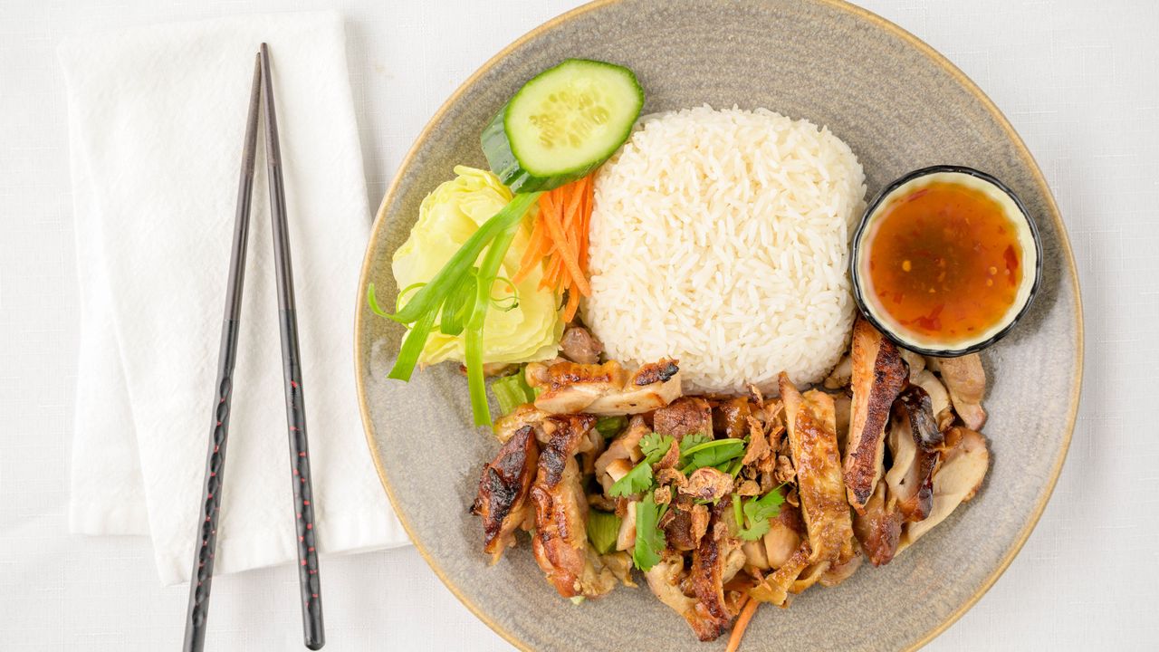 Bbq Chicken on Rice