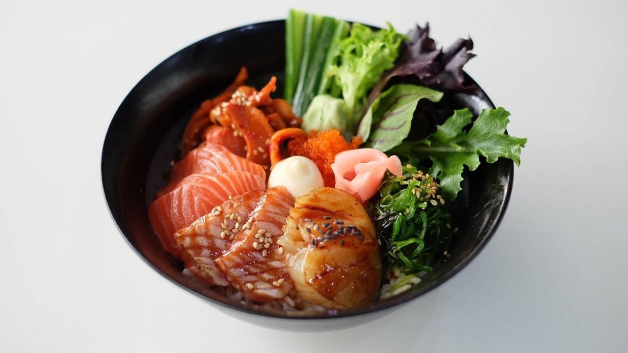 Mixed Seafood on Rice