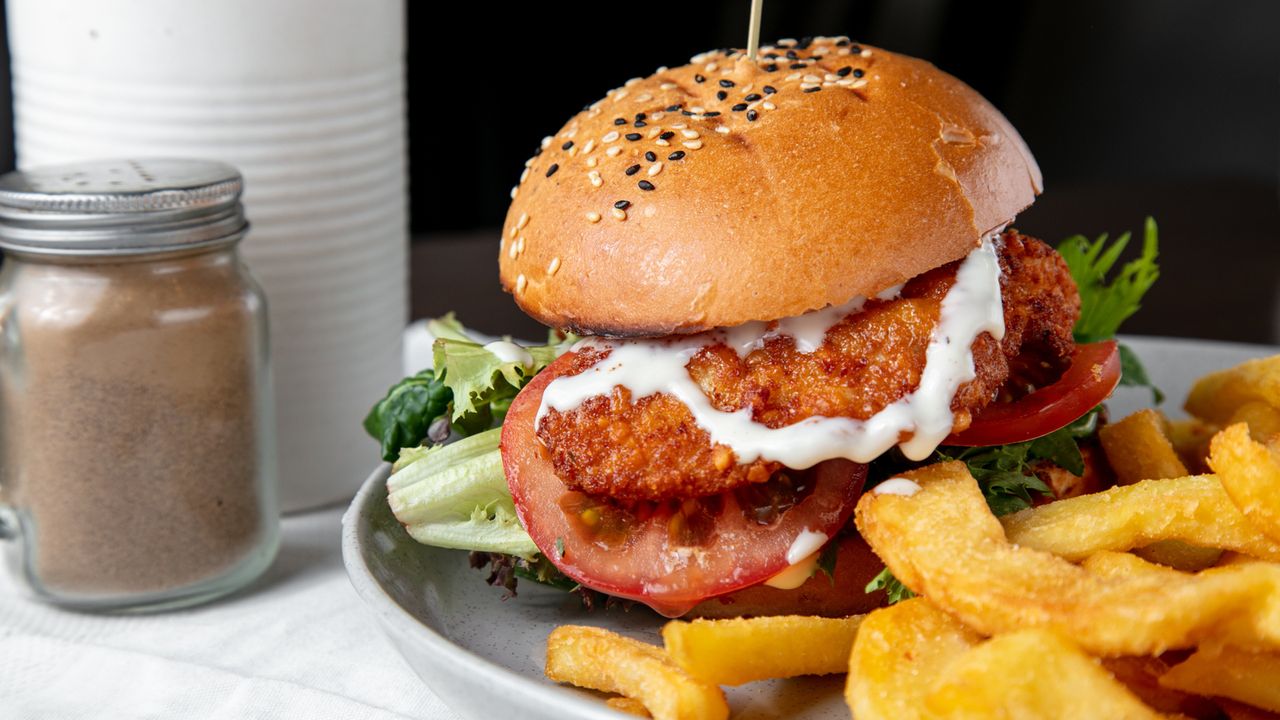 Peanut Chicken Burger