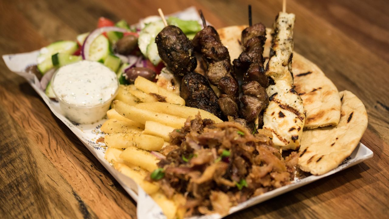 The Lot - Souvlaki Plate for 1