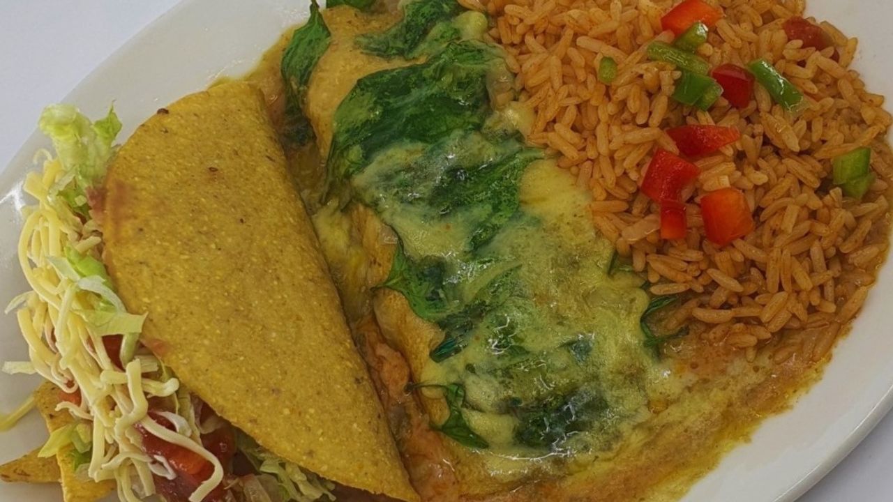 Spinach Enchilada Taco (V)