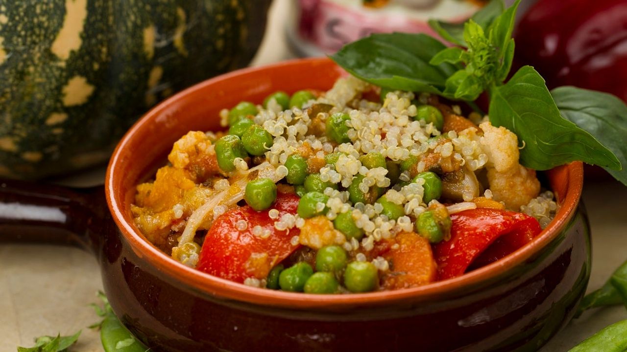 Vegetable Casserole with Organic Quinoa