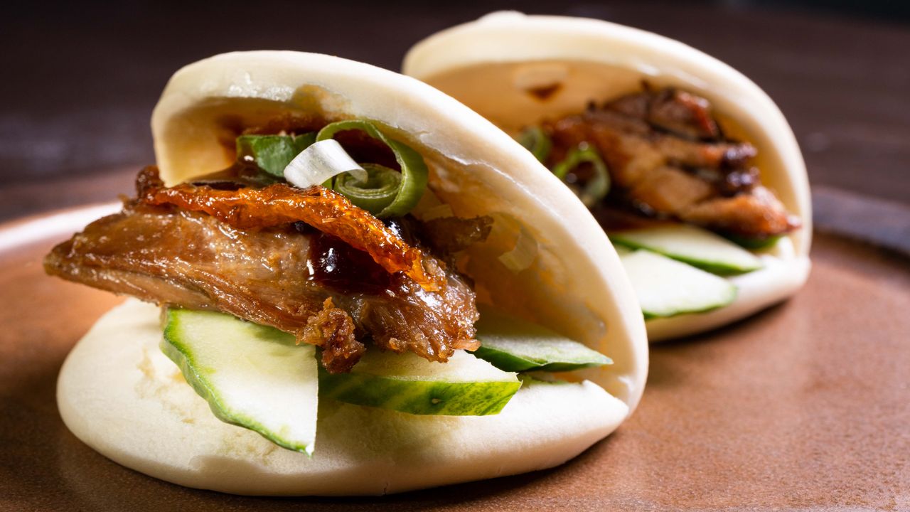 Peking Duck Bao, Cucumber and Hoisin Sauce (2)