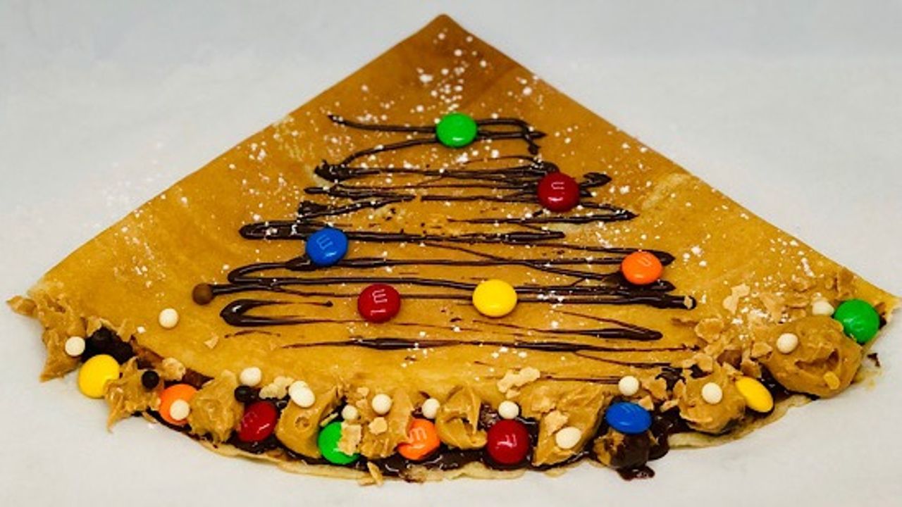 M&M Crunch Crepe