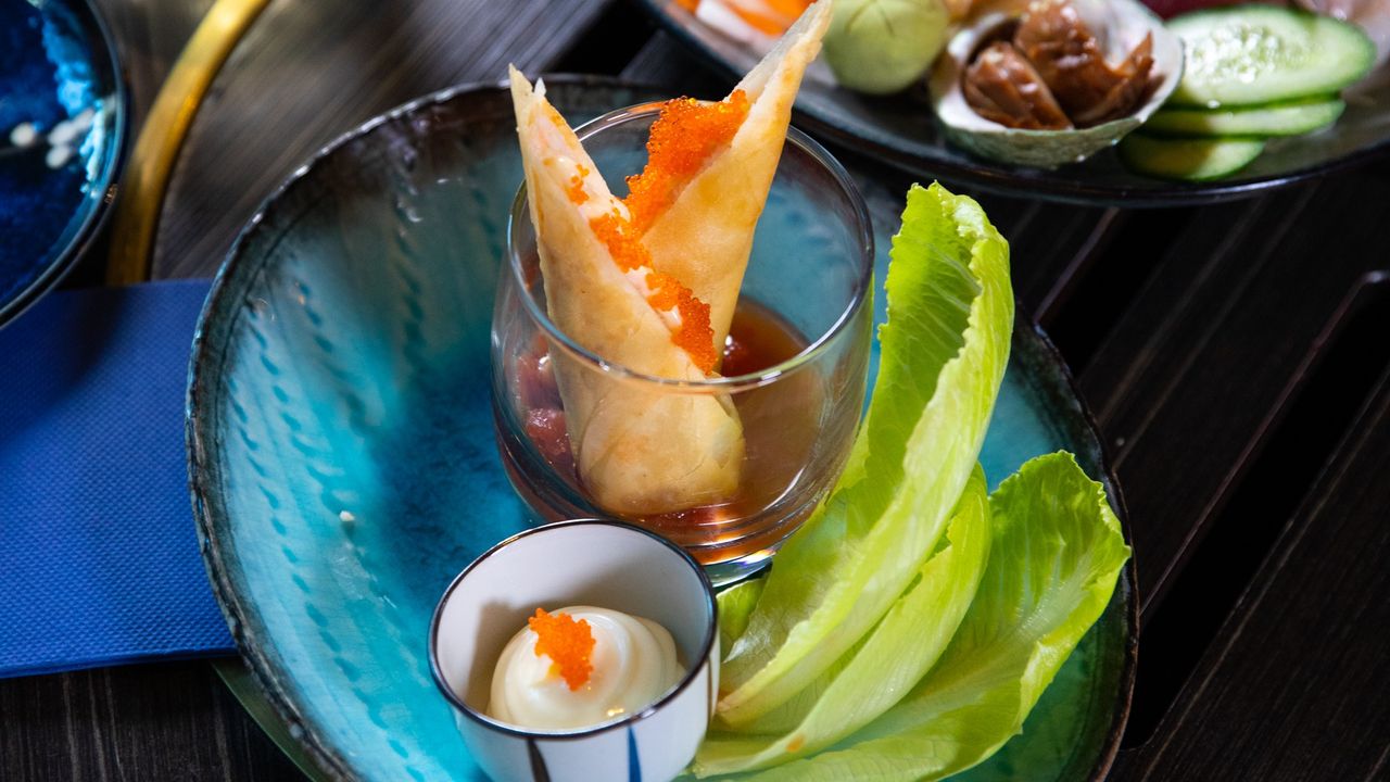 Crab Meat Spring Roll Wrap