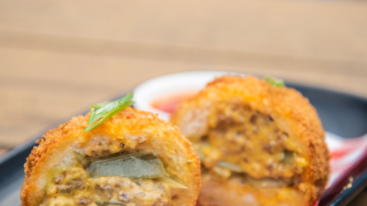Deep Fried Cheeseburger Bao (Single)