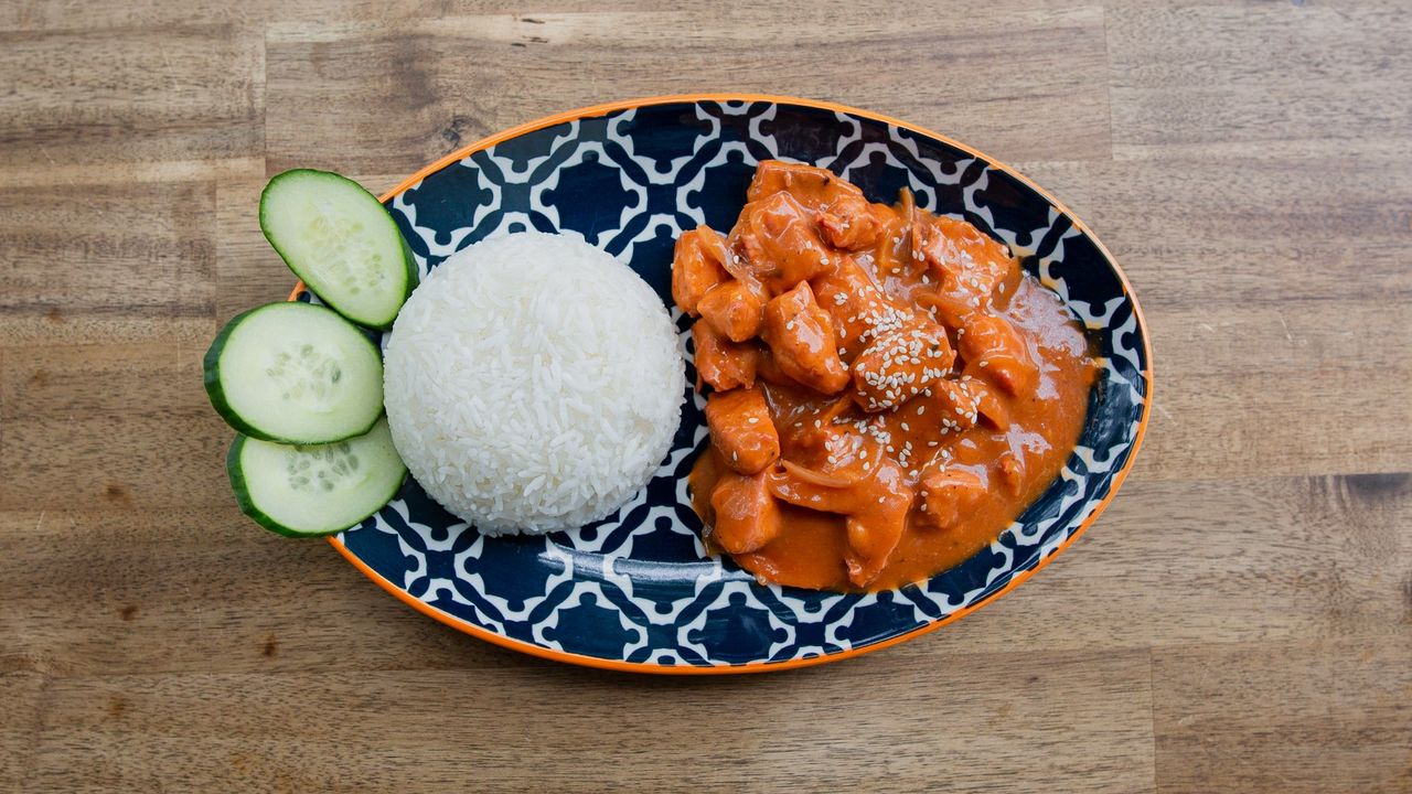 Butter Chicken with Rice