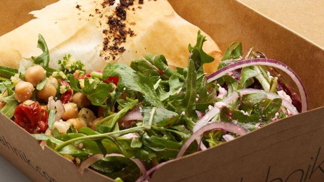 Spinach, Ricotta and Rosemary Filo Pastry Triangle