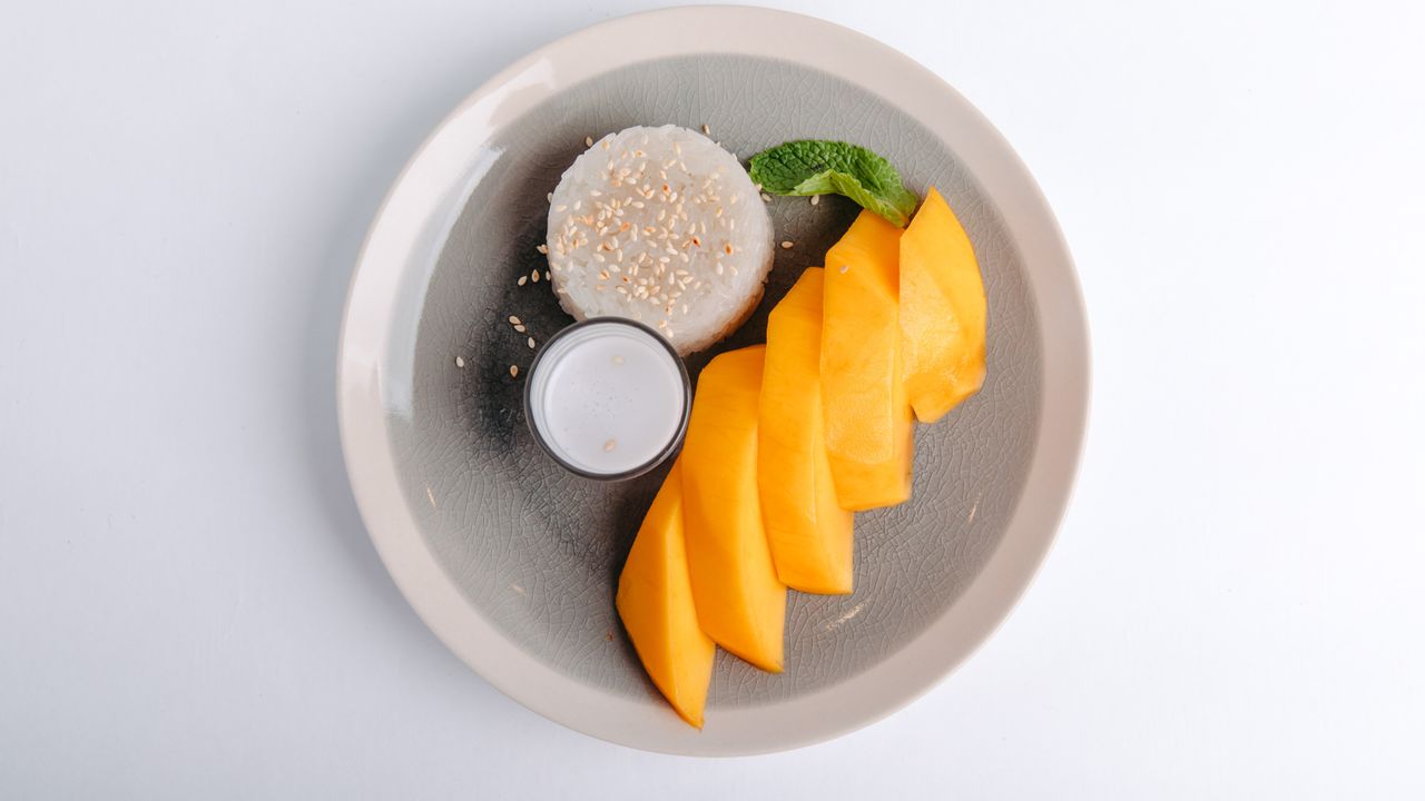 Egg Custard with Stick Rice