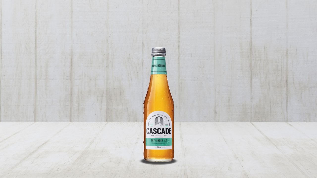 Cascade Dry Ginger Ale 330ml glass bottle