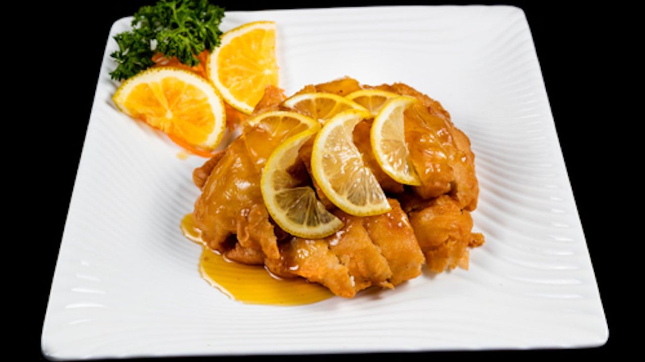 Lemon Chicken in Batter