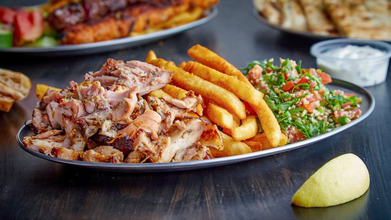 Chicken Souvla Plate