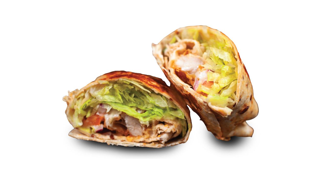 Cheesy Kimchi Chicken Wrap