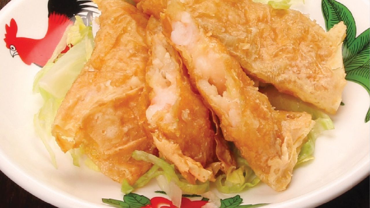 D12 Deep Fried Beancurd Skin Prawn Roll