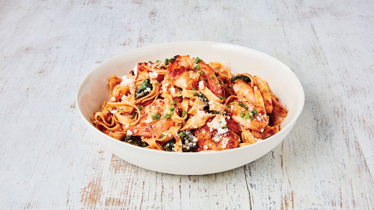 Chili Prawn Pasta