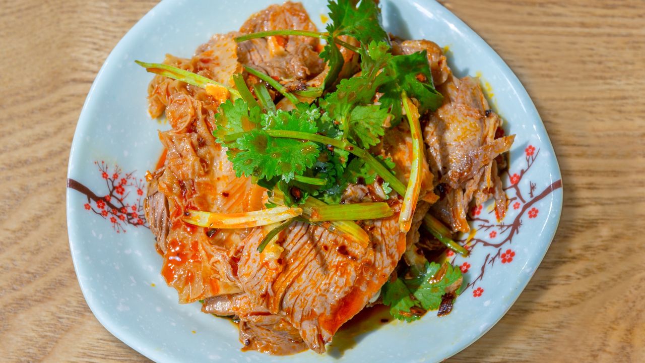 48. Sliced Braised Beef & Tripe in Chilly Sauce 🌶️ 夫妻肺片