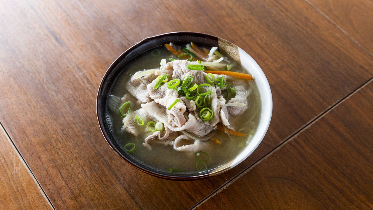 Pork Udon Noodle Soup