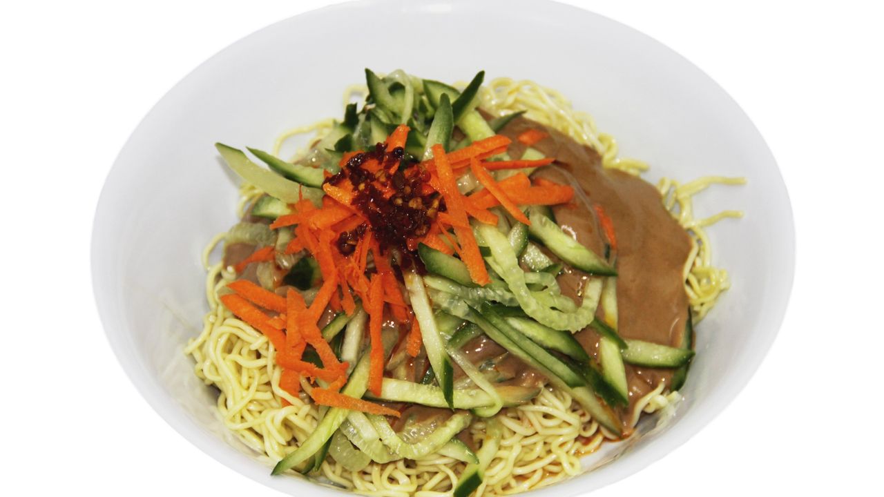 88 Cold Egg Noodle with Seasoned Sesame Sauce
