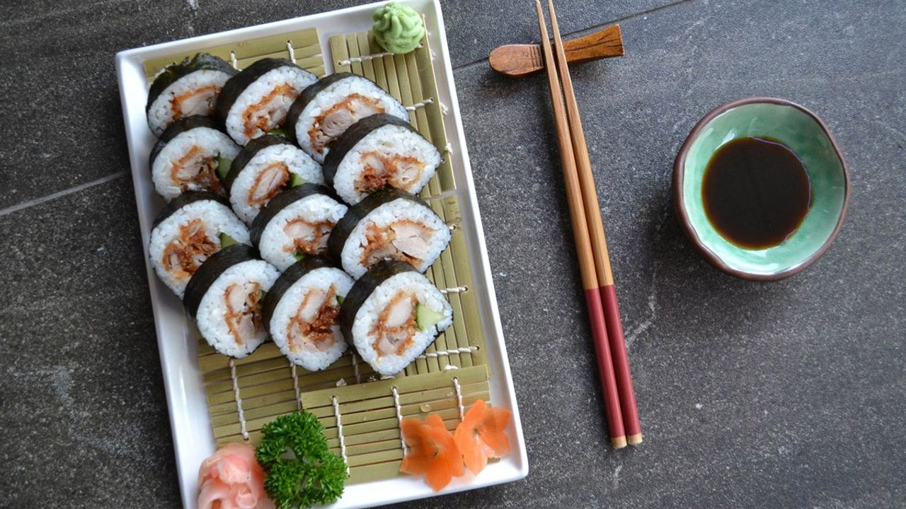 Katsu Chicken Sushi Roll