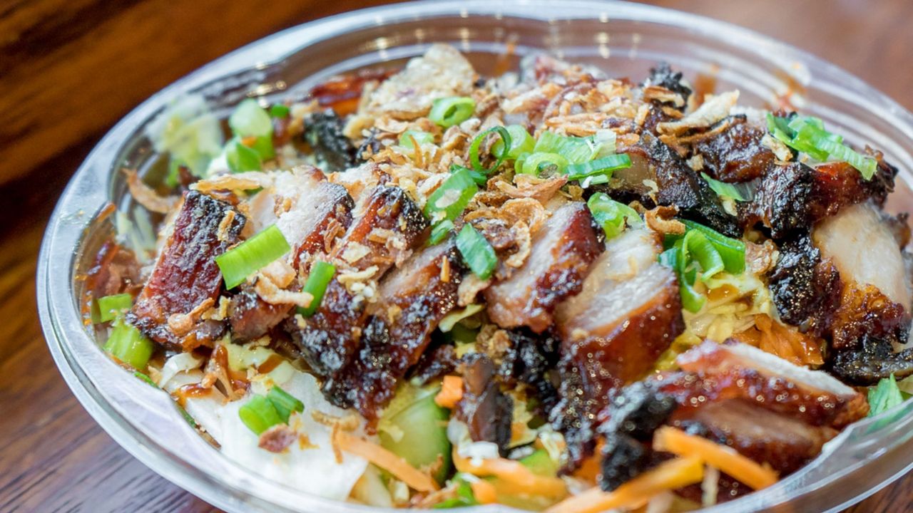 Char Siu Pork with Pickled Salad