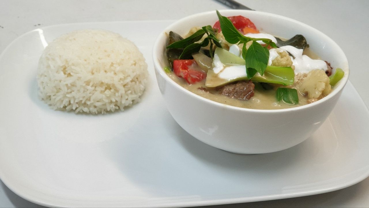 Green Curry with Rice