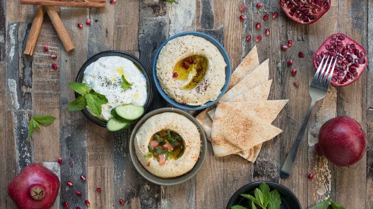 Traditional Middle Eastern Dips