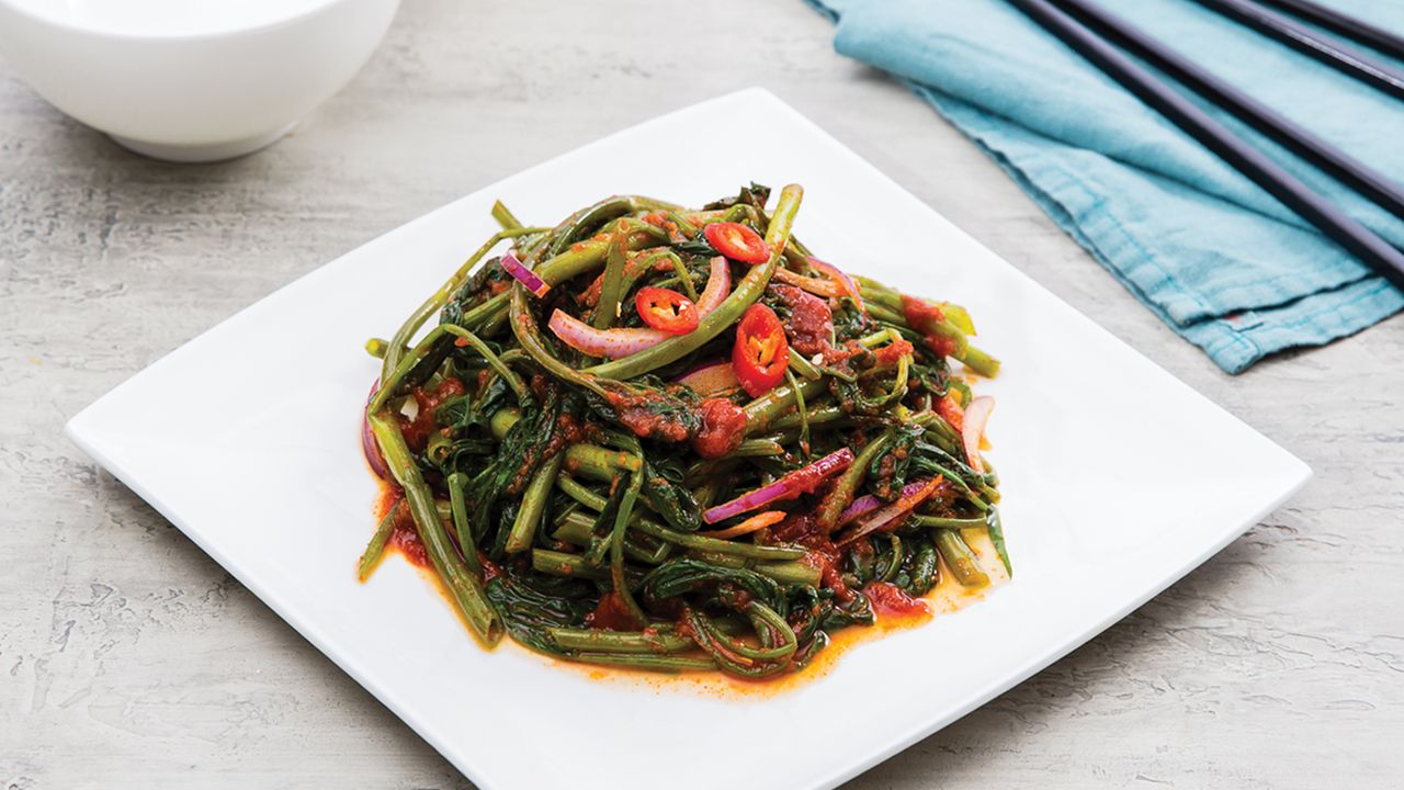 DS03 Sambal Spinach (kang kung)