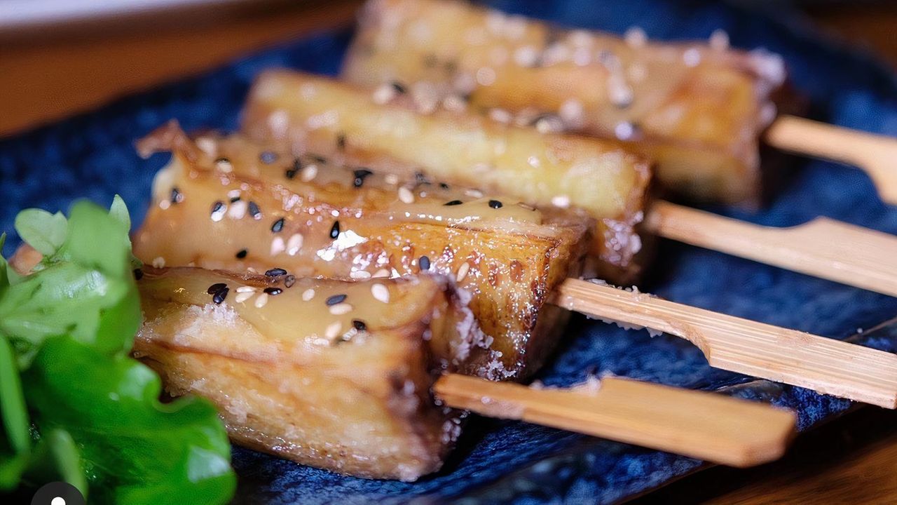 Zucchini and Eggplant Dengaku (4 Pcs)