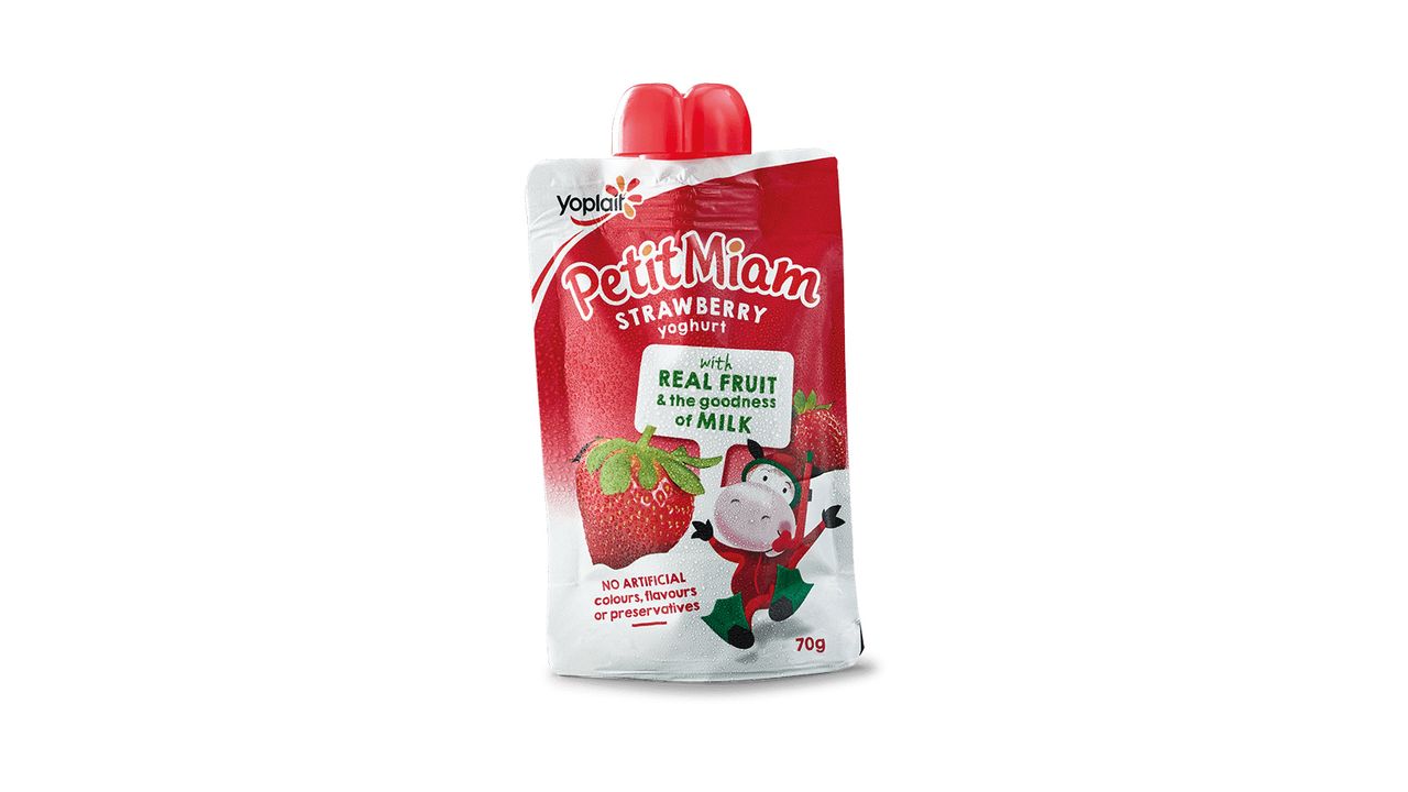 Yoplait Miam Strawberry Yoghurt
