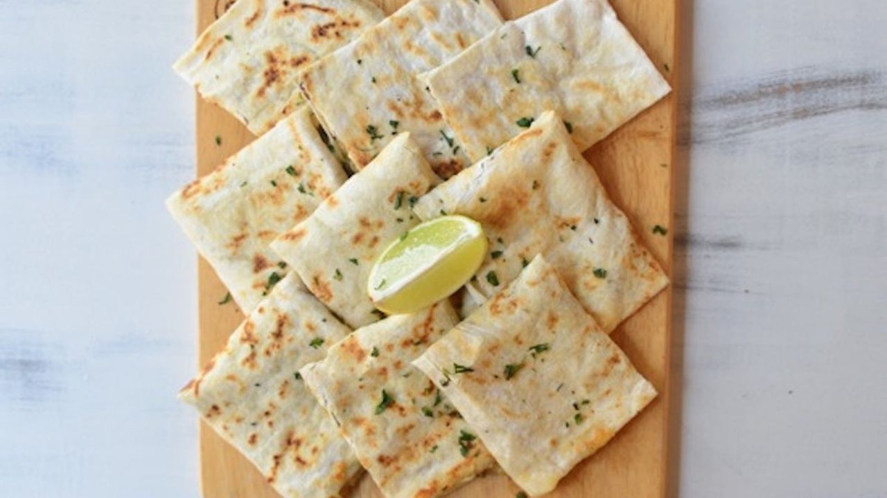 Cheese and Spinach Gozleme