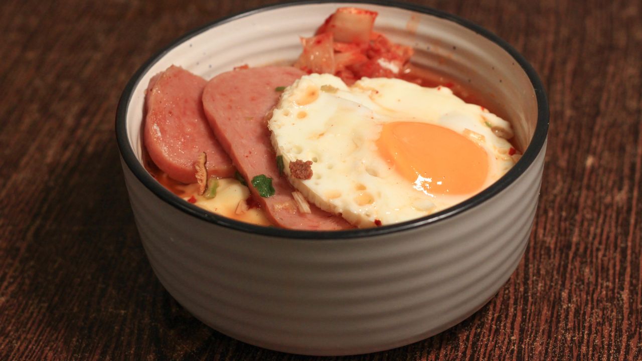 Korean Budae Noodle Soup