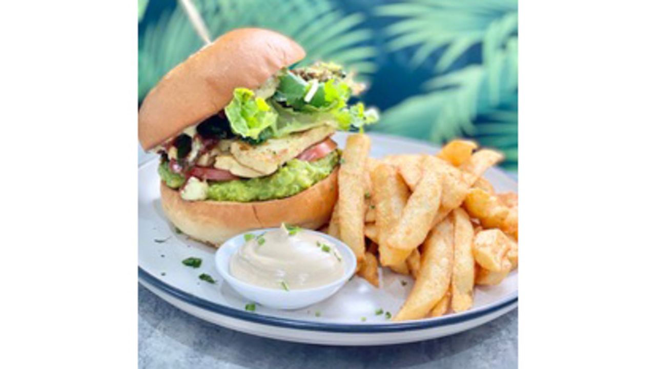 Grilled Haloumi Burger