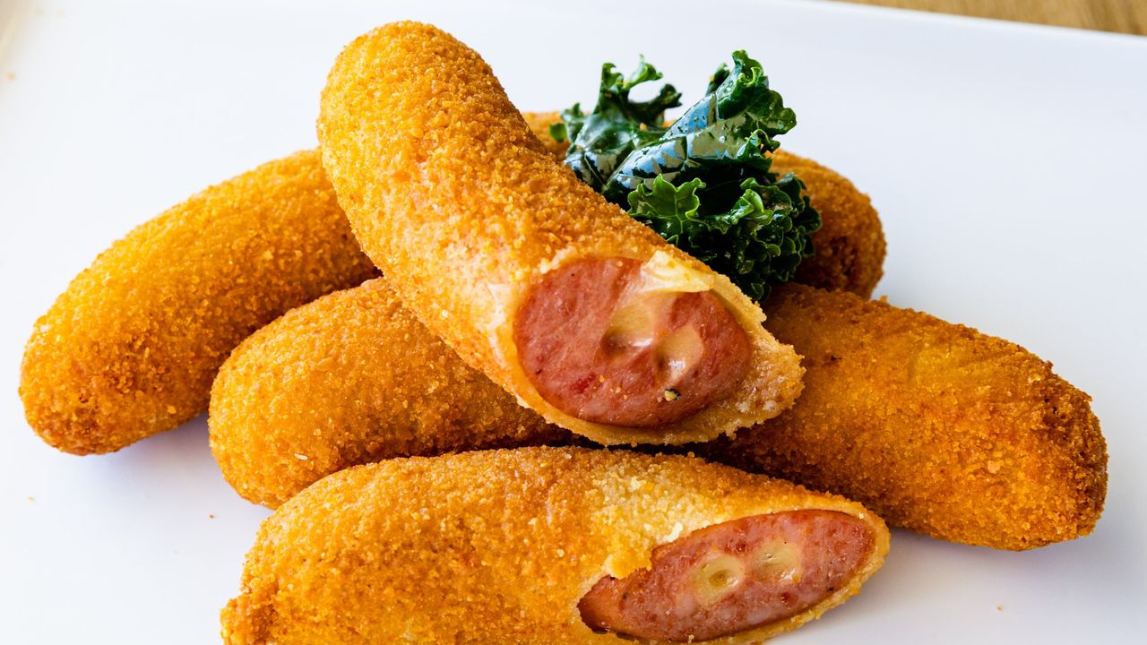 Crumbed, Beef and Cheese Sausage