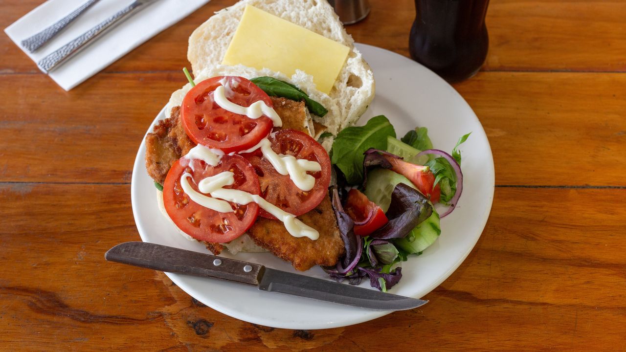 Chicken Schnitzel Focaccia