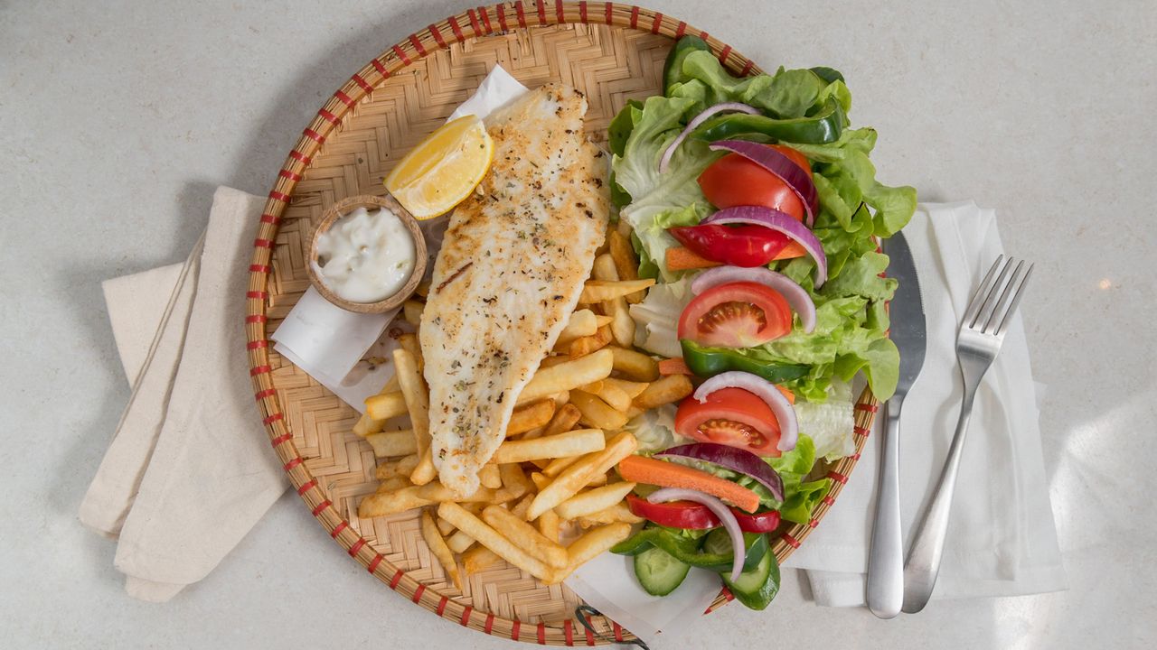 Grilled Fish Meal