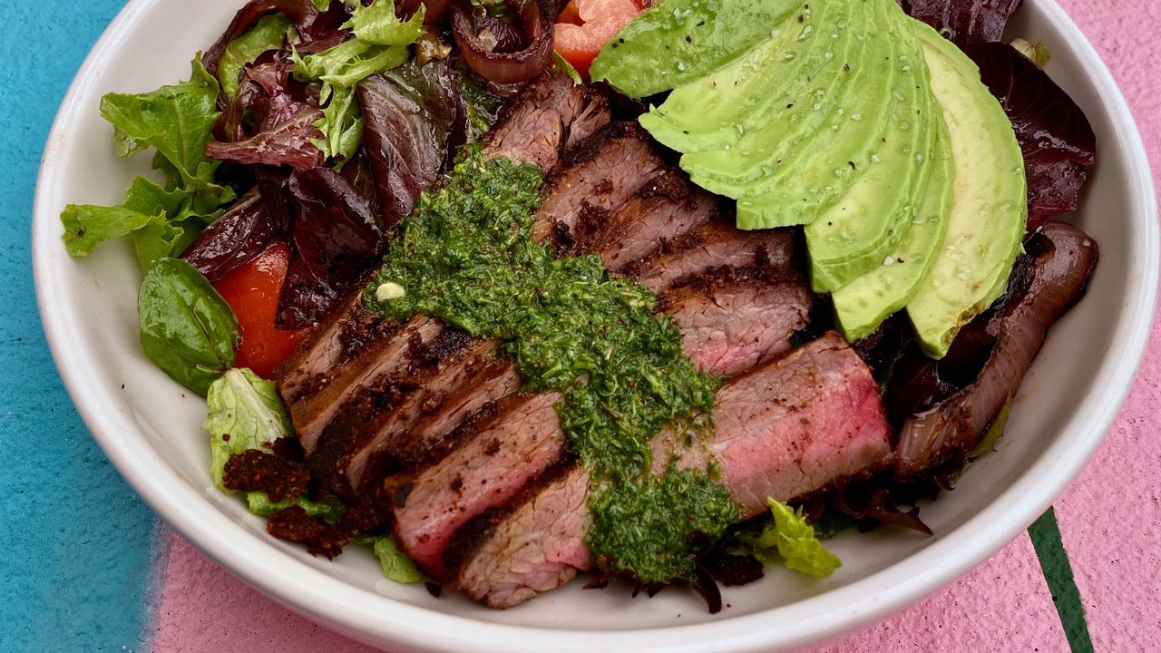 Chimichurri Steak Salad