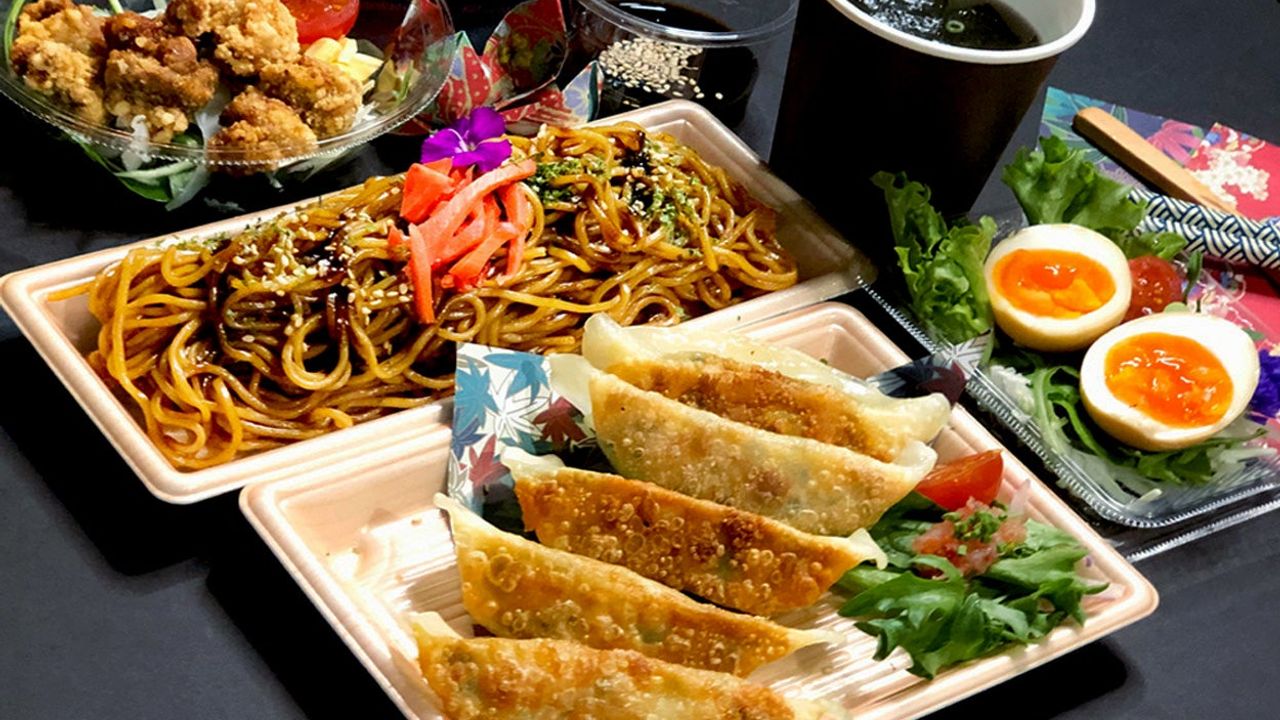 Kaisen Gyoza Yakisoba Set