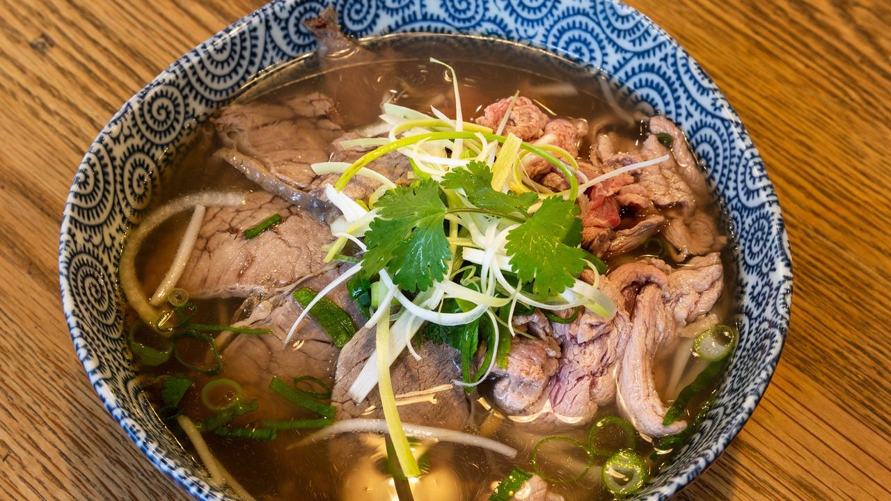 Vietnamese Rare Beef Noodle Soup