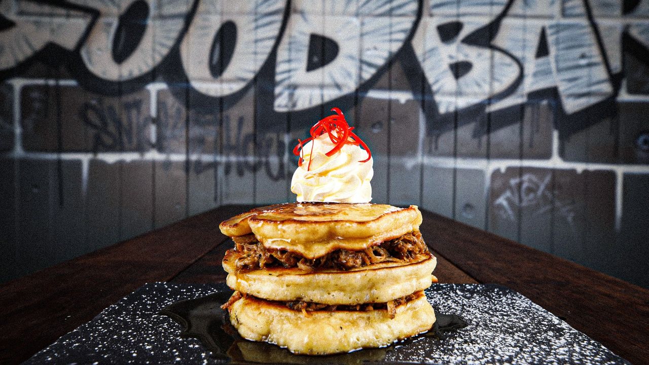 Pulled Pork Pancakes