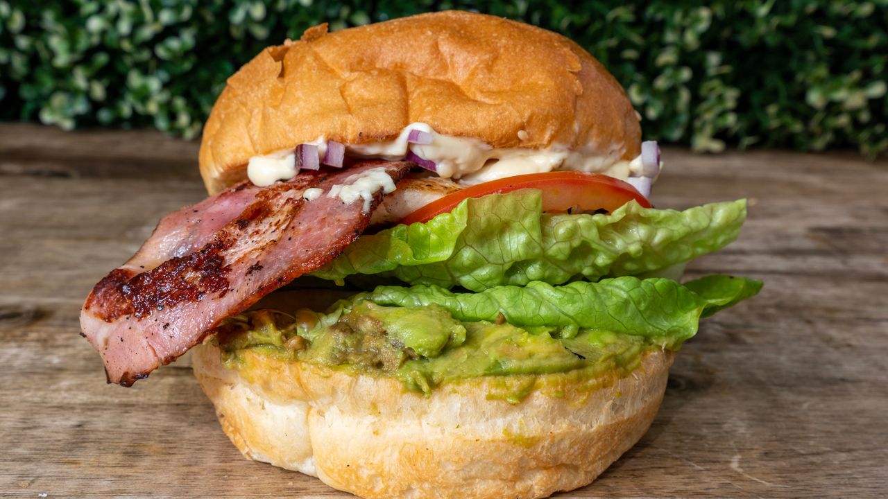 Chicken Bacon Avocado Burger