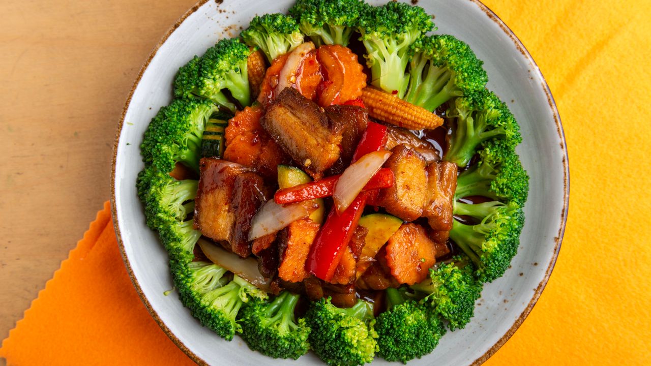 Crispy Pork Belly with Chili Jam