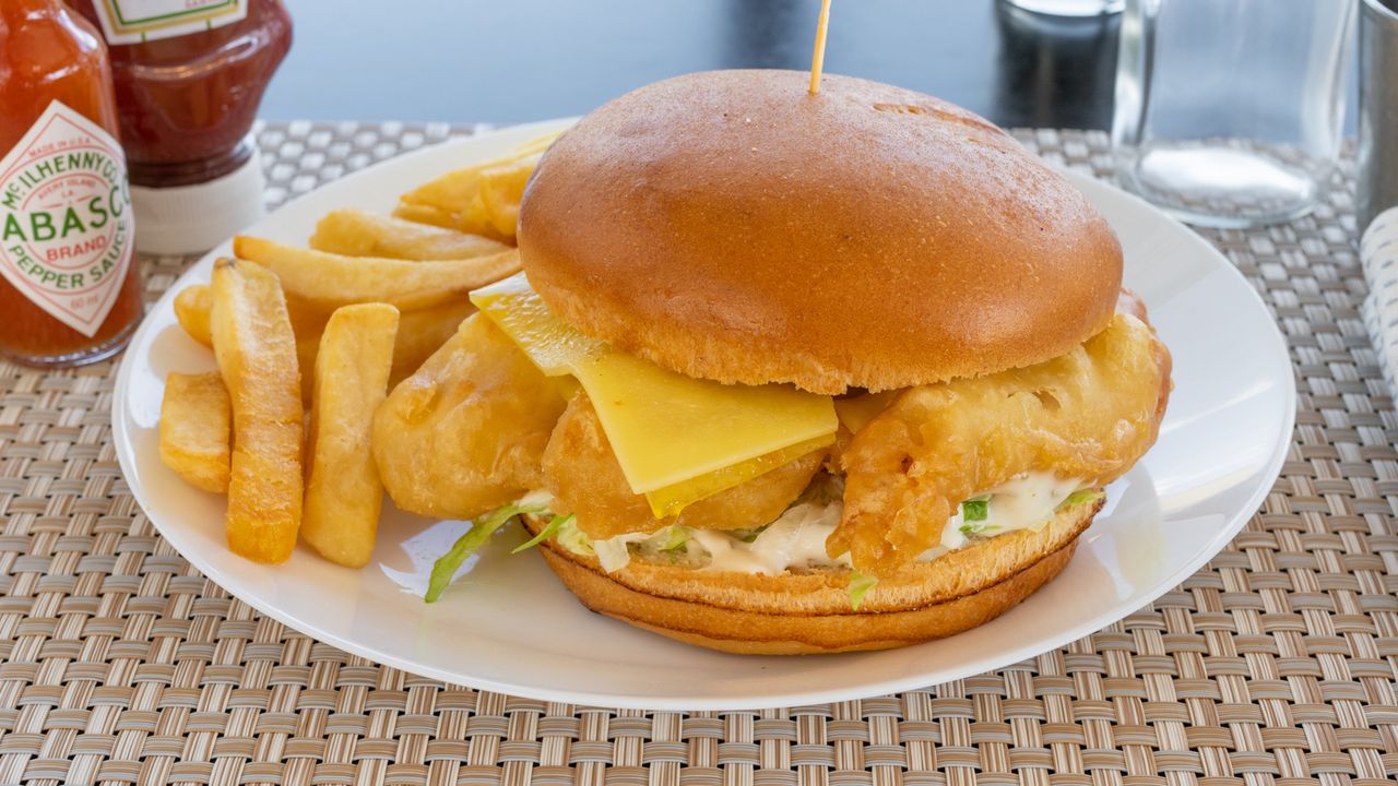7. Fish Burger Combo
