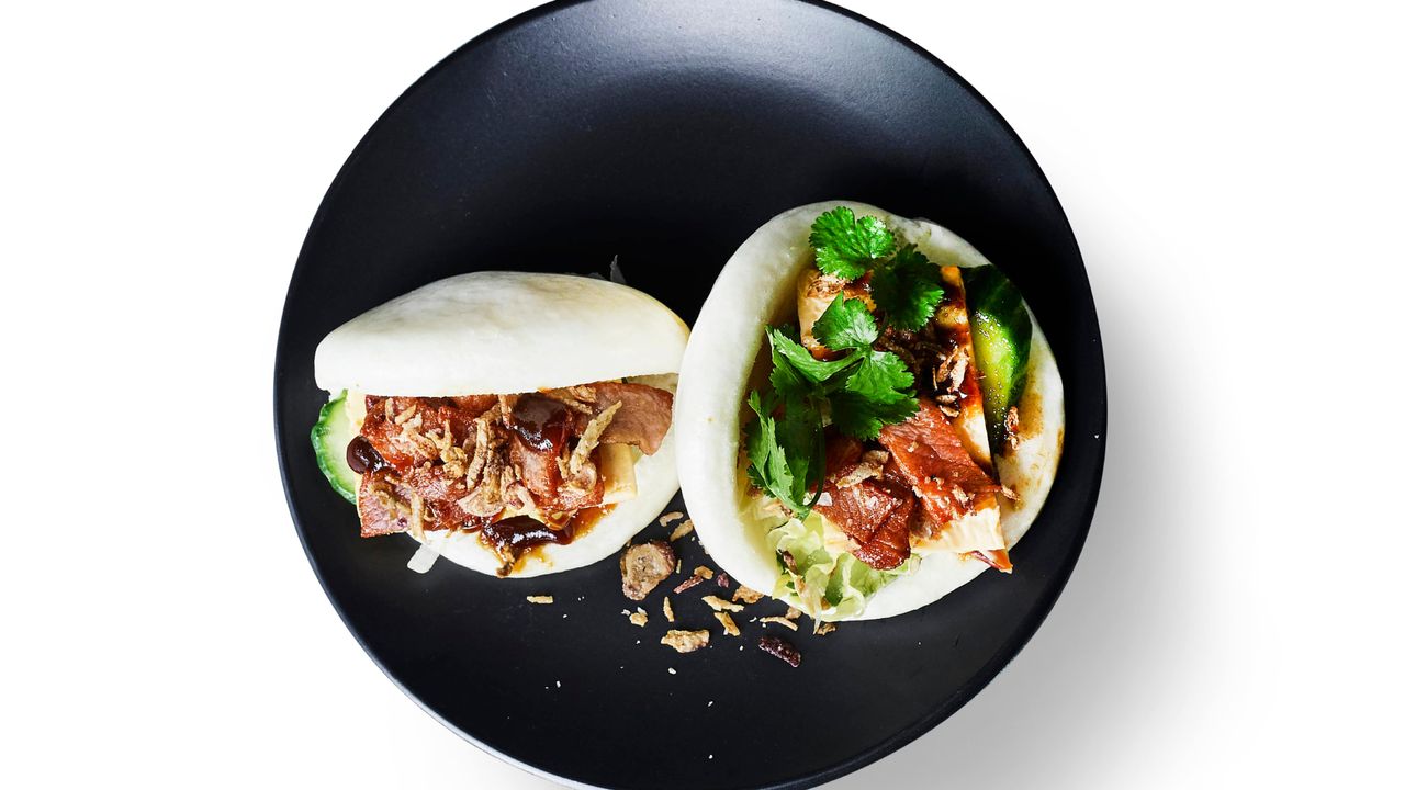 Bacon and Egg Bao