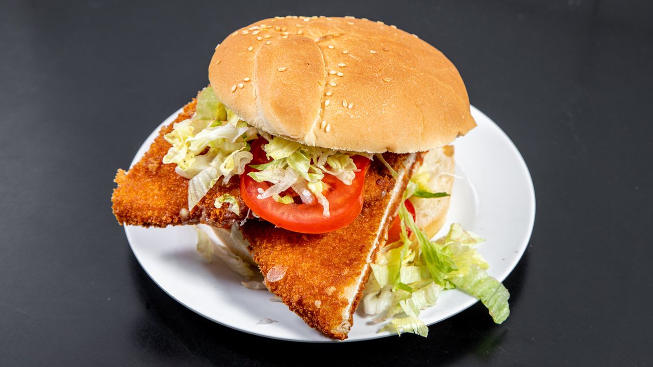 Chicken Schnitzel Burger