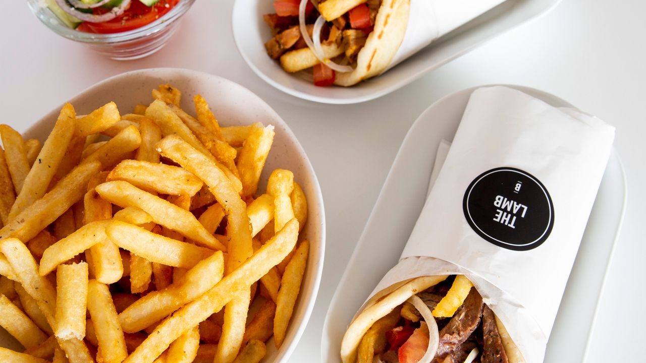 Yiros for 2 Combo with Greek Salad