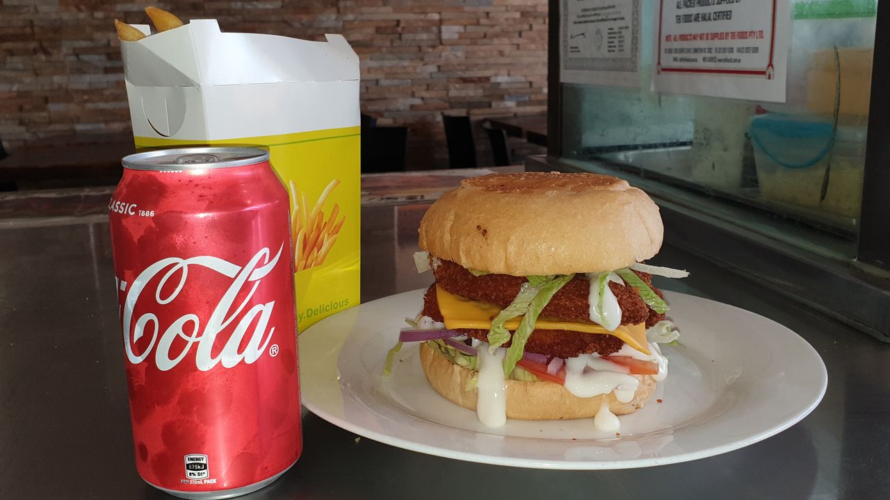 Chicken Schnitzel Burger