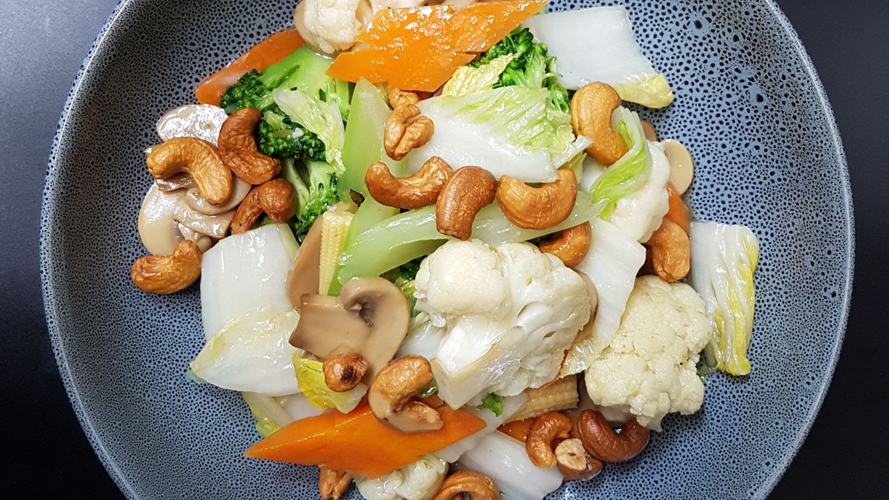 Vegetables with Cashews