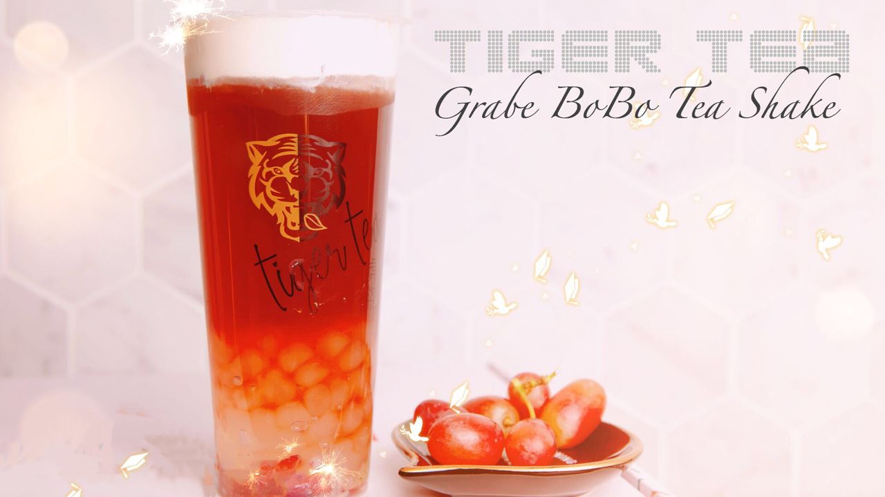 Grape BoBo Tea Shake
